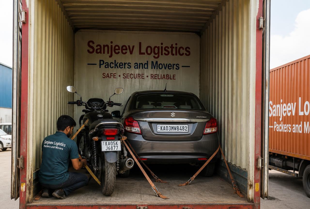Sanjeev Logistics — Packers and Movers warehouse and storage support for Bangalore to Pathardi relocations